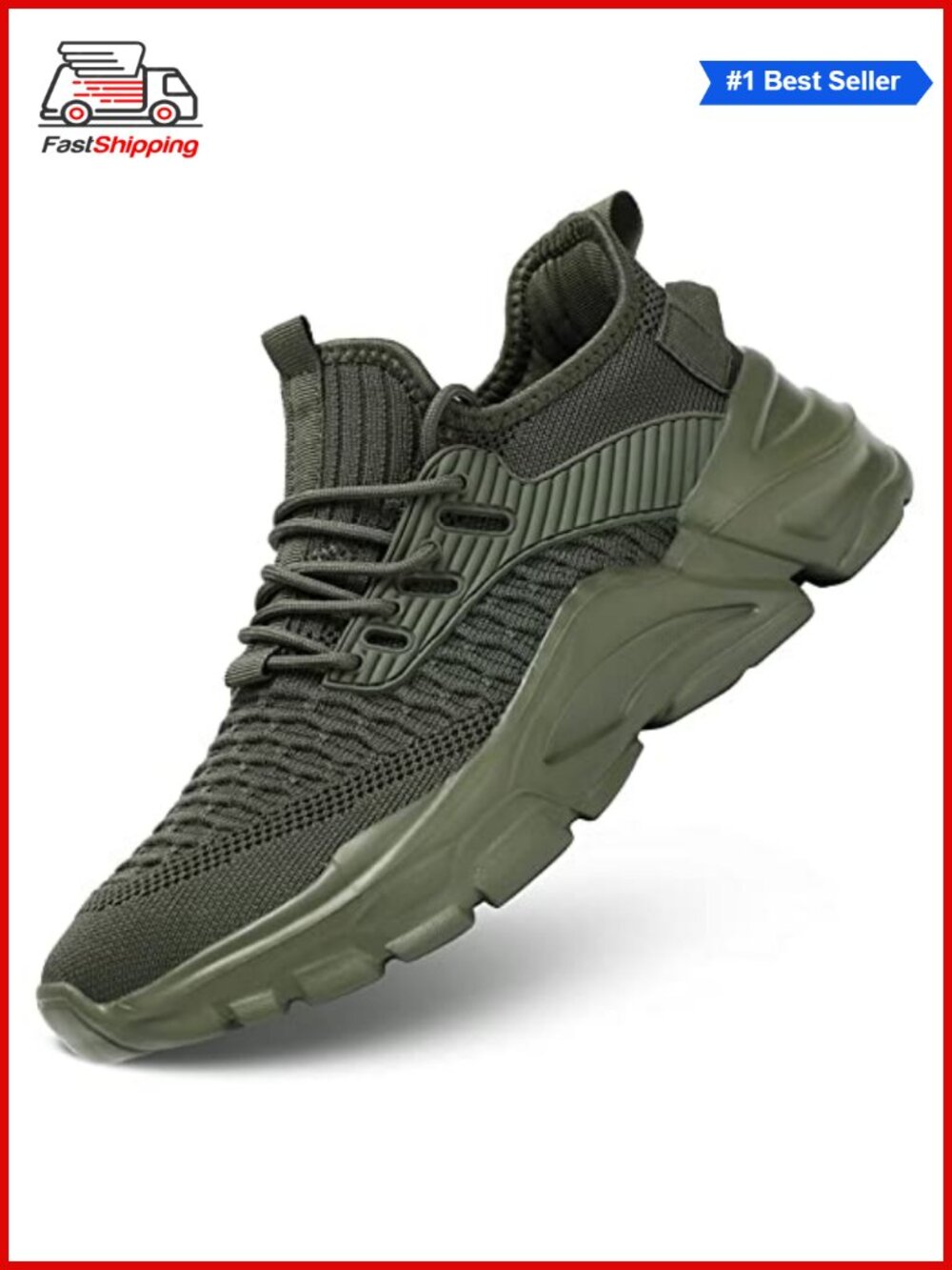 ✨ Men's Lightweight Breathable Mesh Non Slip Athletic Running Walking Sneakers
